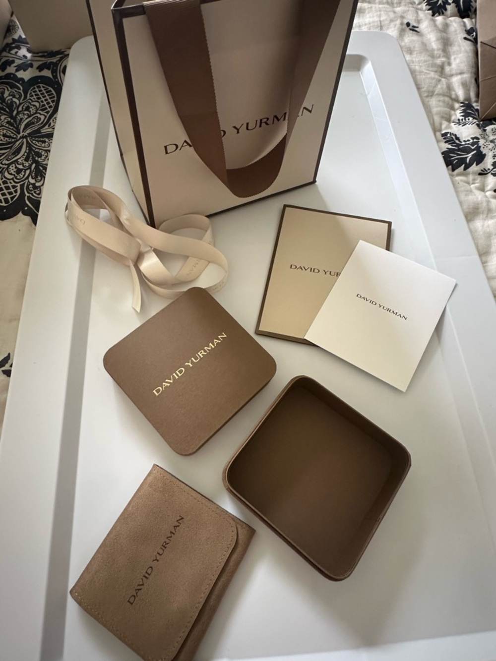David Yurman box, bag, etc